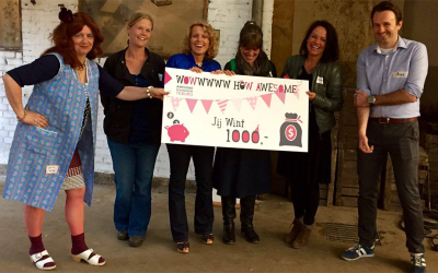Awesome Tante Leen wint duizend euro voor De Buurtcamping