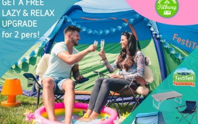 Gratis FestiTent Lazy & Relax upgrade tijdens Festival Mundial