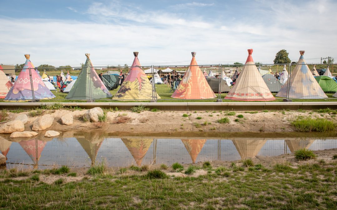 Tipi’s op Stadscamping in Spoorpark