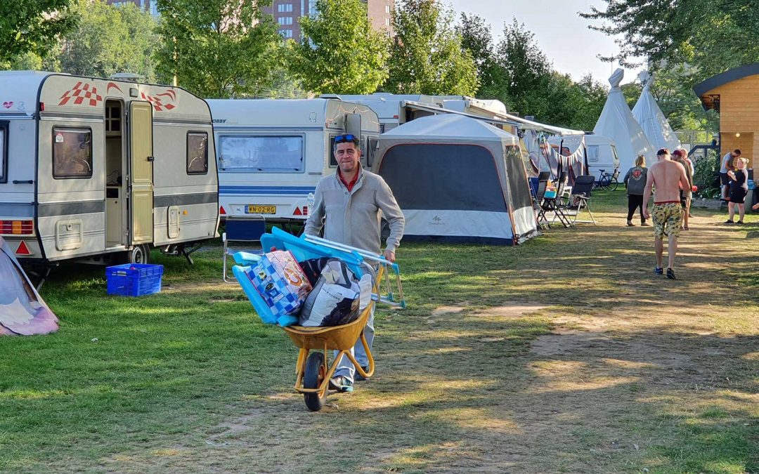 Veel Tilburgers kamperen in eigen stad
